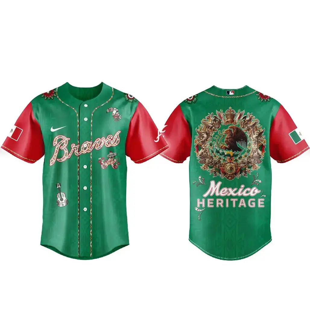 Atlanta Braves x Mexican Heritage Night Baseball Jersey Image