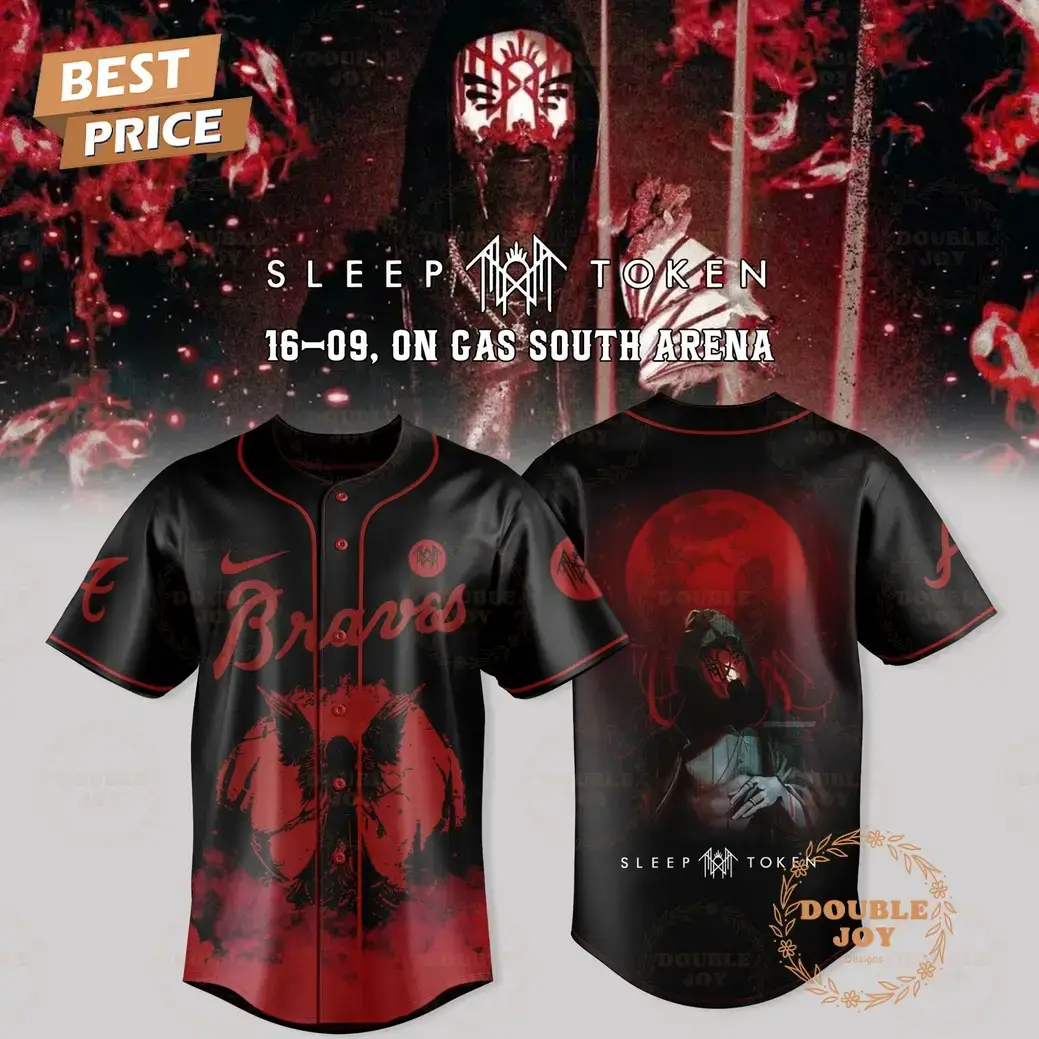 Atlanta Braves x Sleep Token Even in Arcadia Tour Limited Edition 2025 Baseball Jersey Image