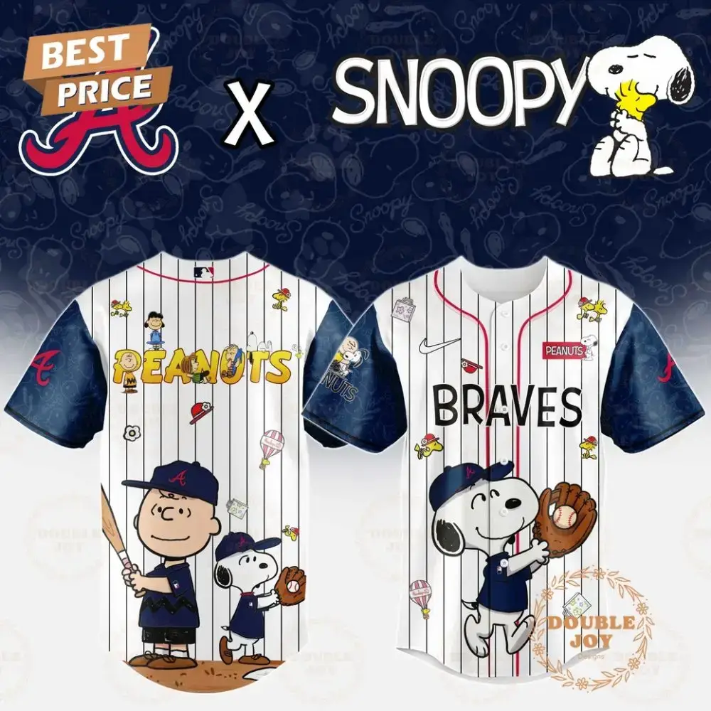 Atlanta Braves X Snoopy 2025 Limited Edition Baseball Jersey Image