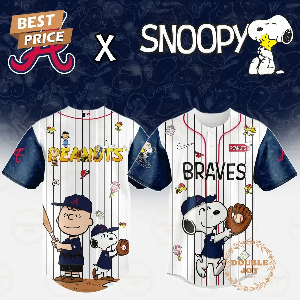 Atlanta Braves x Snoopy 2025 Limited Edition Baseball Jersey Image