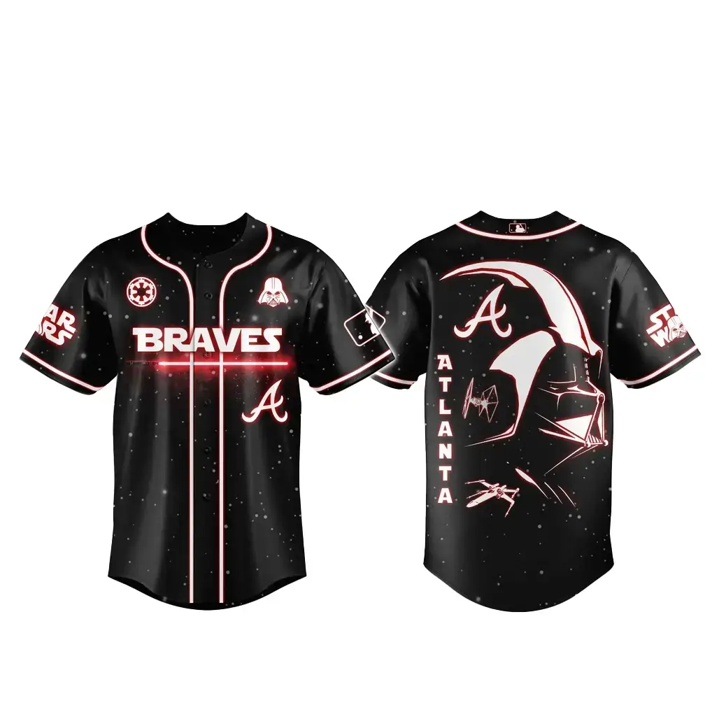 Atlanta Braves x Star Wars Darth Vader 2026 Baseball Jersey Image