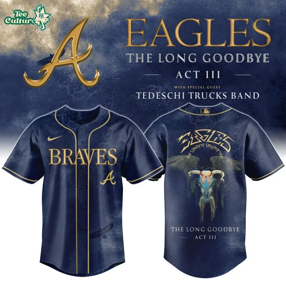 Atlanta Braves x The Long Goodbye Final Tour Special Edition Baseball Jersey Image