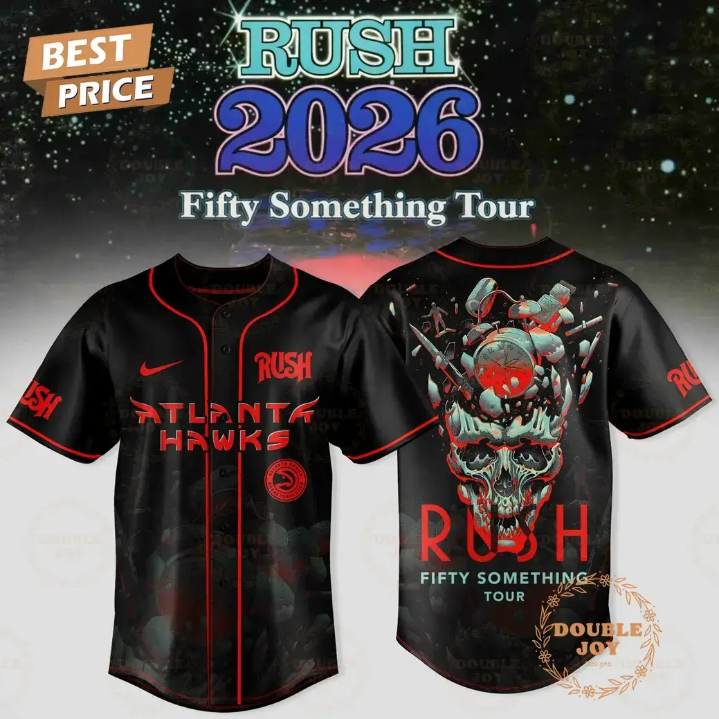 Atlanta Hawks x RUSH Tour 2026 Baseball Jersey Image