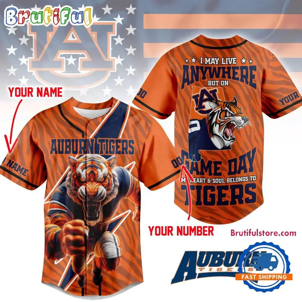 Auburn Tigers 2025 NCAA Game Day Jersey Shirt Image