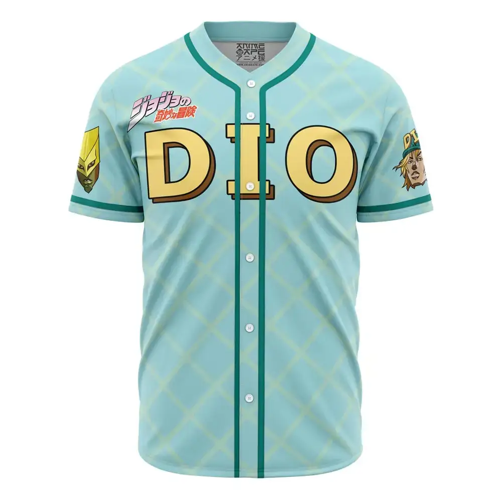 Auratic Dio Jojo’S Bizarre Adventure Baseball Jersey Image