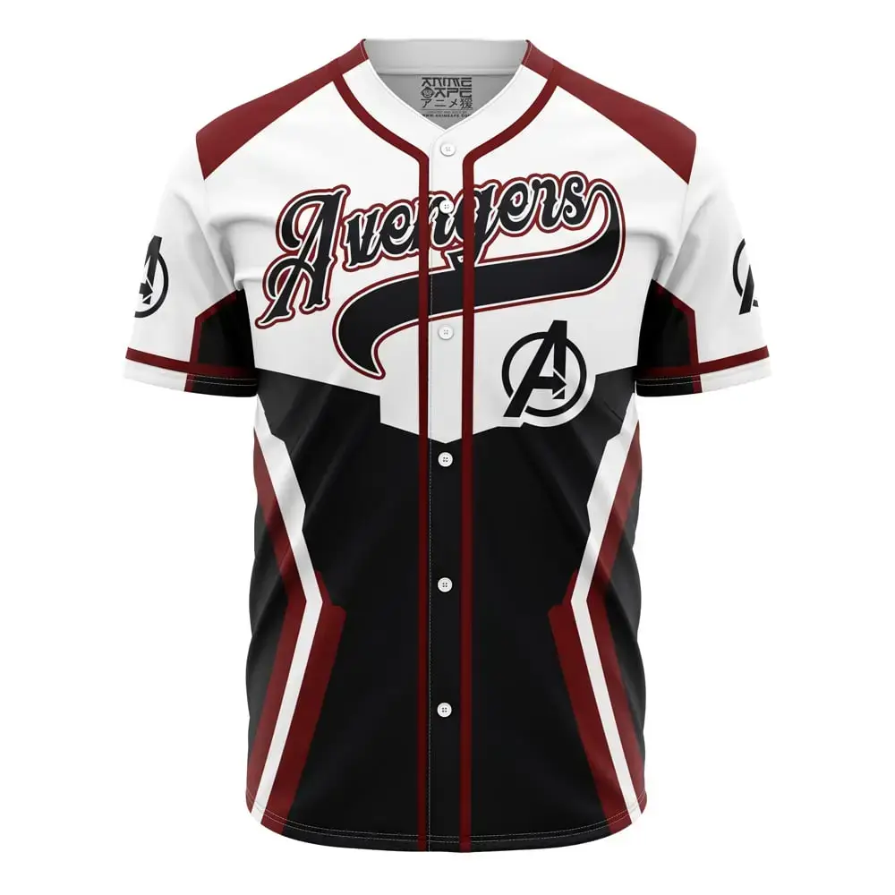 Avengers Endgame Marvel Baseball Jersey Image