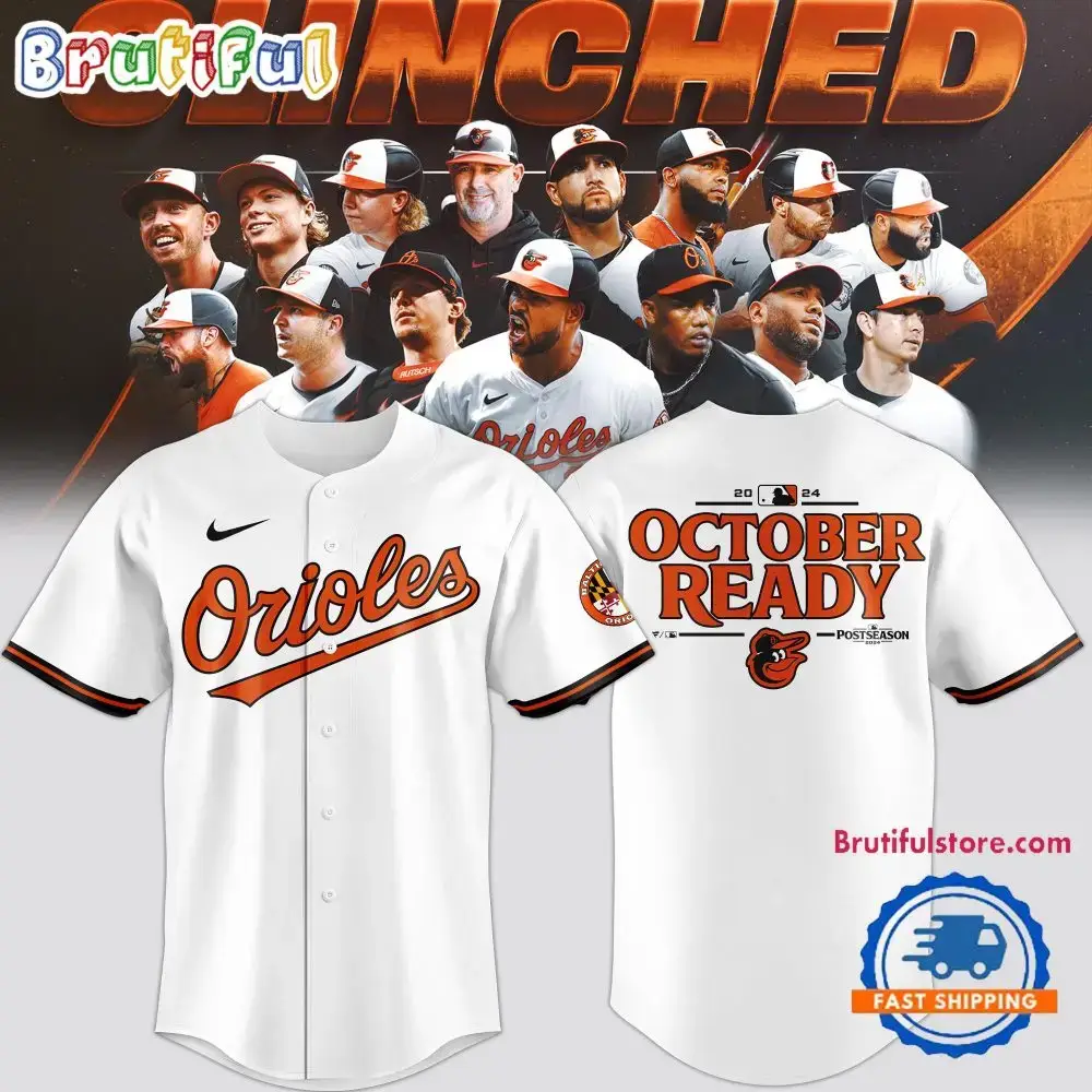Baltimore Orioles 2024 Mlb Postseason October Ready Jersey Shirt Image