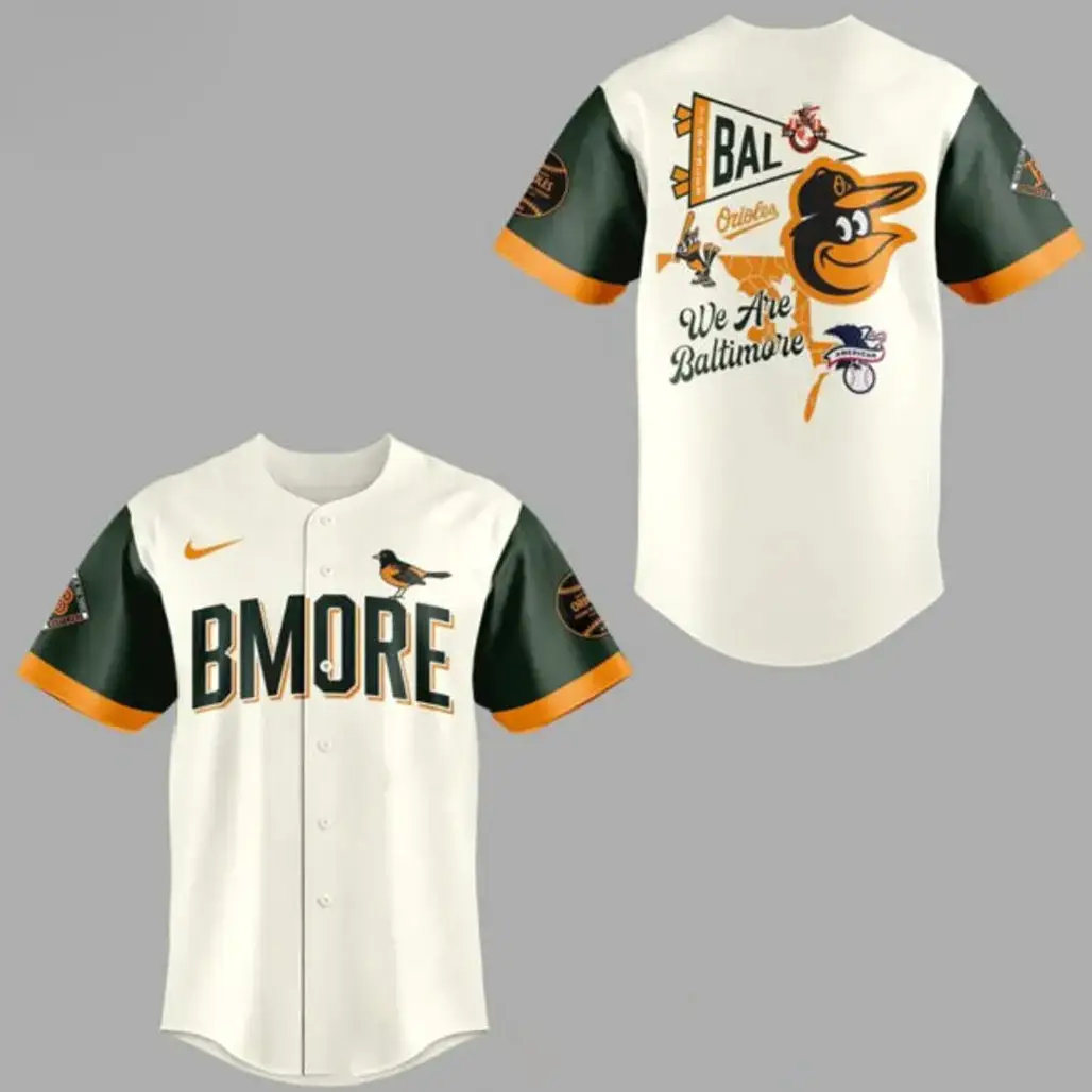Baltimore Orioles 2026 City Connect Game We Are Baltimore Baseball Jersey Image