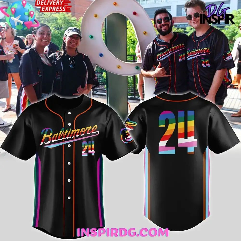 Baltimore Orioles Celebrating Pride At The Yard Jersey Image