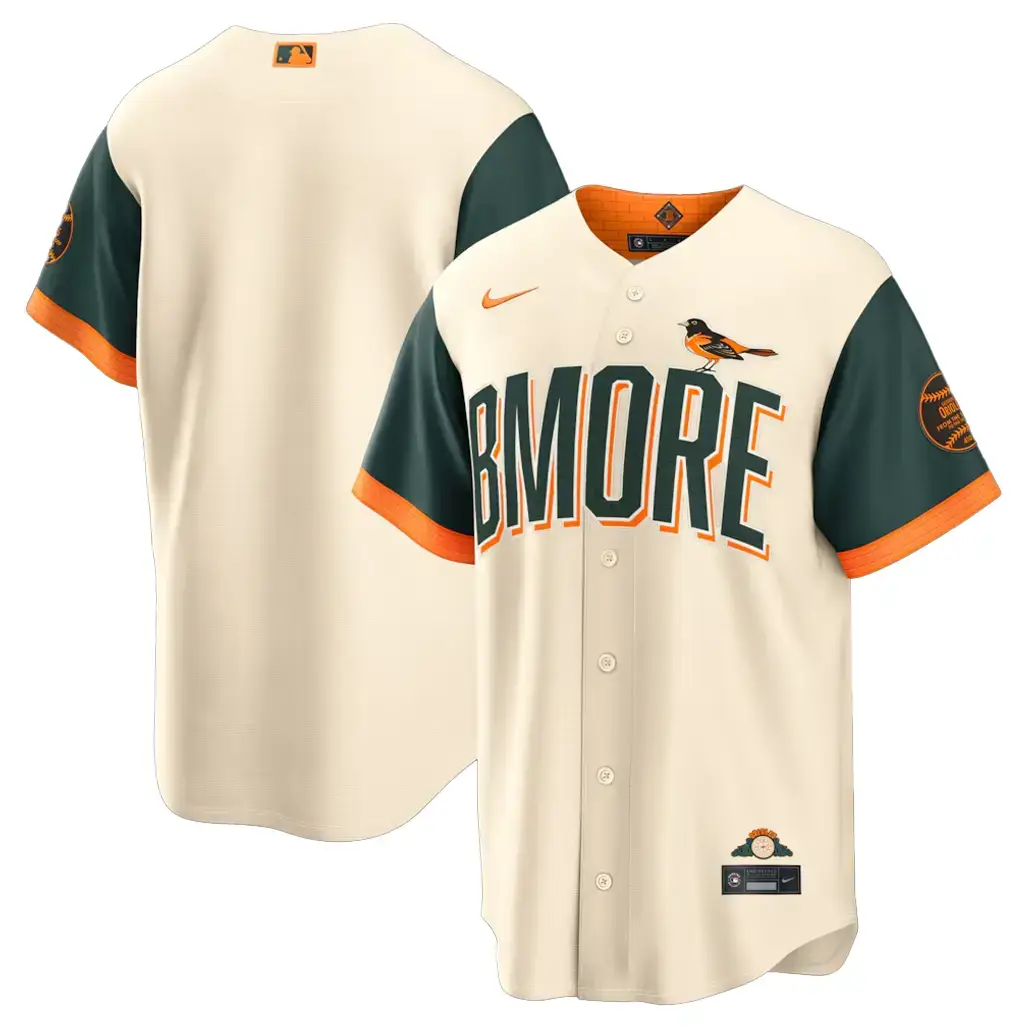 Baltimore Orioles Cream 2026 City Connect Stadium Baseball Jersey Image