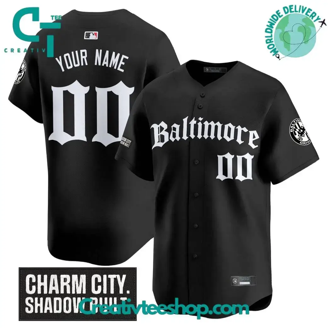 Baltimore Orioles 'Gothic Harbor Edition' Special Baseball Jersey Image