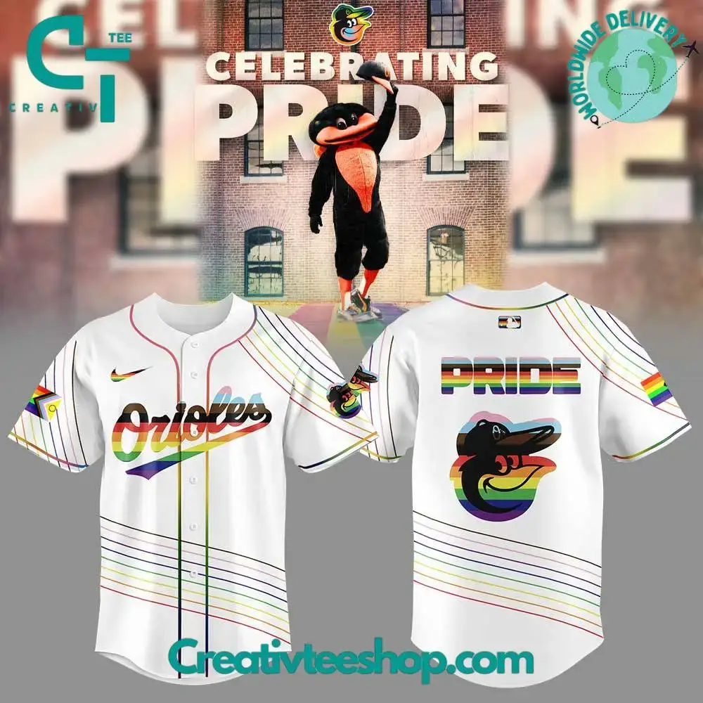 Baltimore Orioles Happy Pride Month Jersey Special Baseball Jersey Image