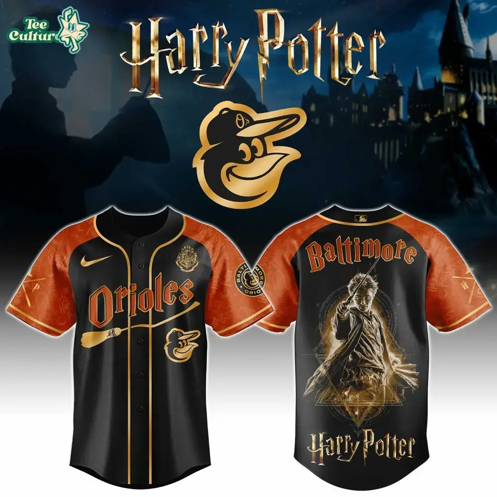 Baltimore Orioles Harry Potter Theme 2026 Limited Edition Baseball Jersey Image