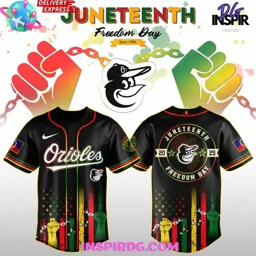 Baltimore Orioles Juneteenth Day 2025 Special Jersey Image