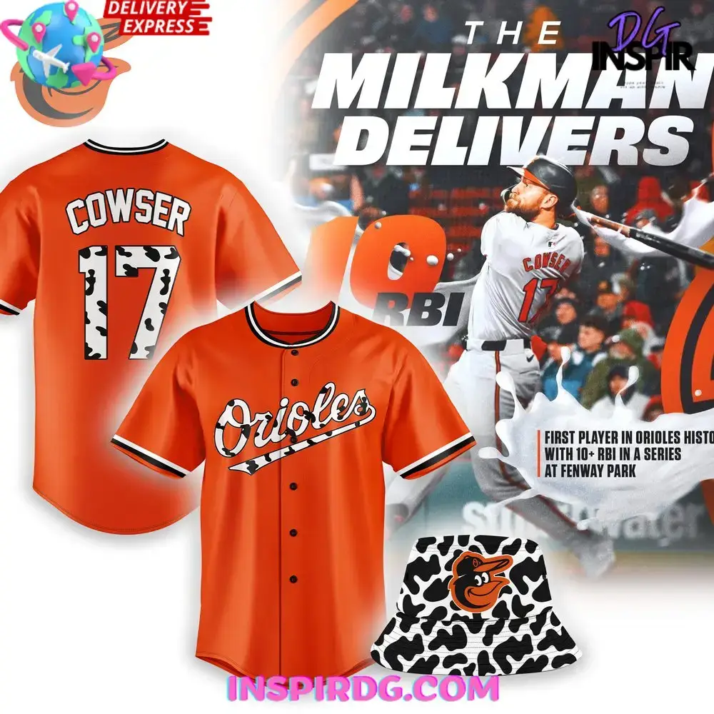 Baltimore Orioles Milkman Delivers Baseball Jersey Image