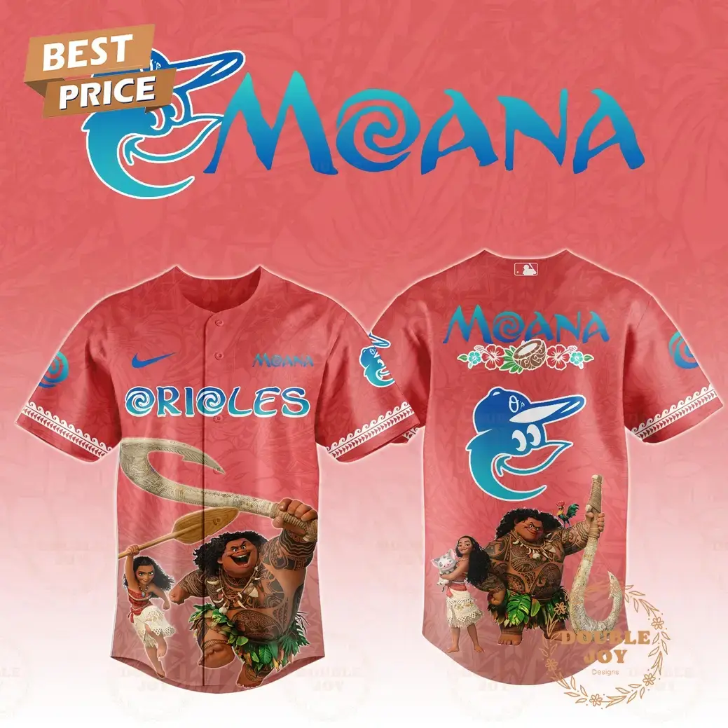 Baltimore Orioles Moana 2025 Limited Edition Baseball Jersey Image