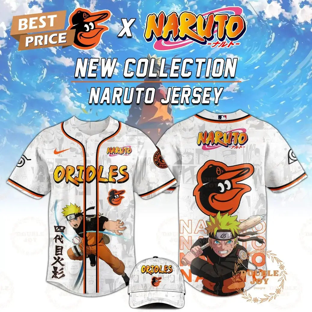 Baltimore Orioles Naruto New Collection 2025 Limited Edition Baseball Jersey Image