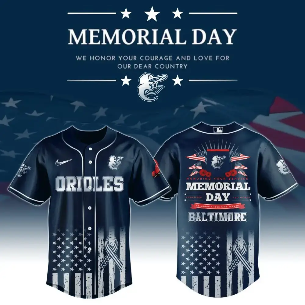 Baltimore Orioles Special Memorial Day Limited Edition Jersey Image