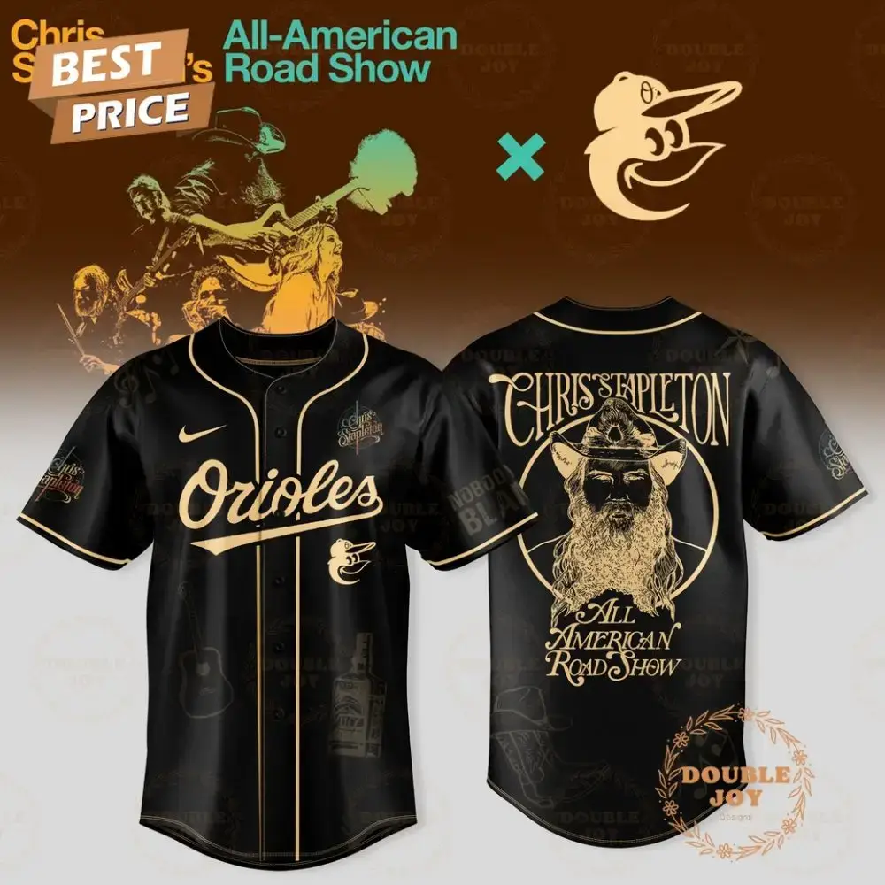 Baltimore Orioles X Chris Stapleton Show 2025 All American Road Baseball Jersey Image