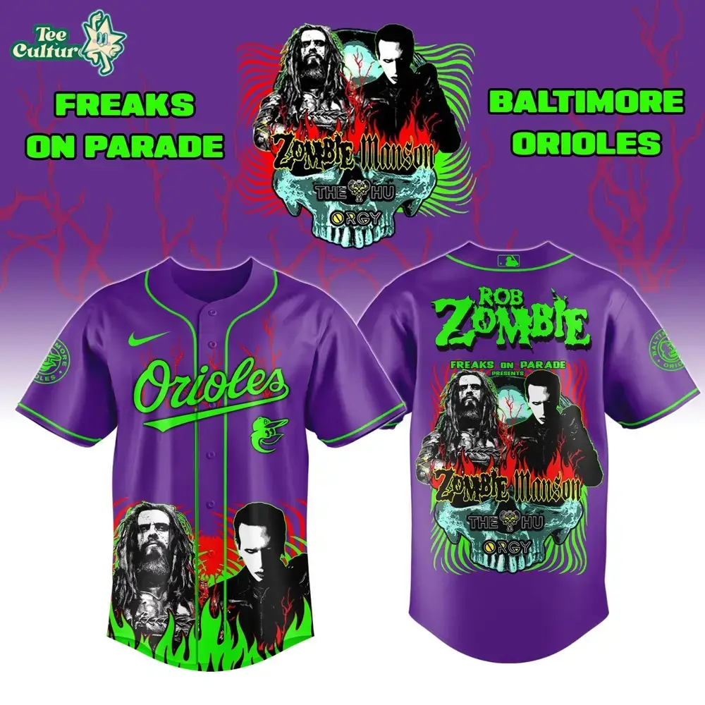 Baltimore Orioles x Freaks On Parade Tour 2026 Colab Jersey Limited Edition Image