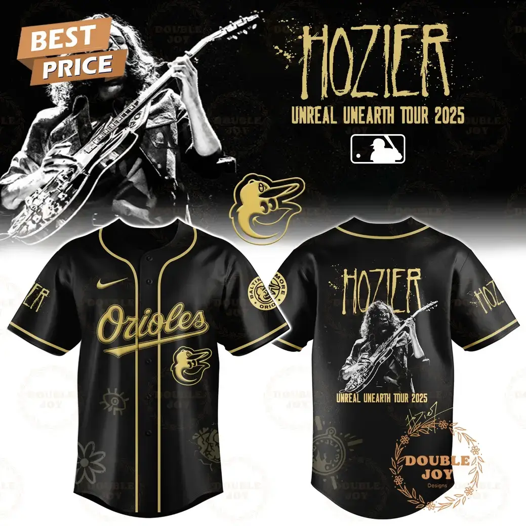 Baltimore Orioles x HOZIER Tour 2025 Unreal Unearth Edition Baseball Jersey Image