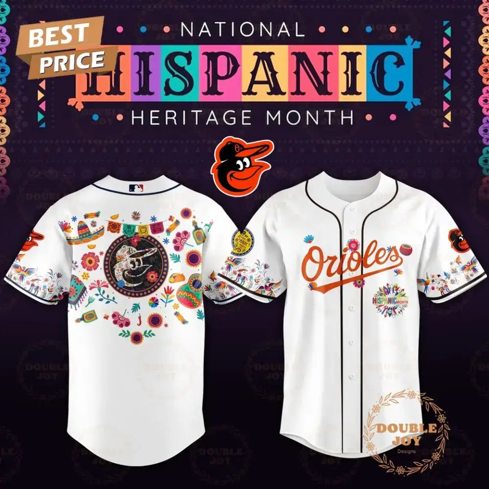 Baltimore Orioles X National Hispanic Heritage Month 2025 Limited Edition Baseball Jersey Image