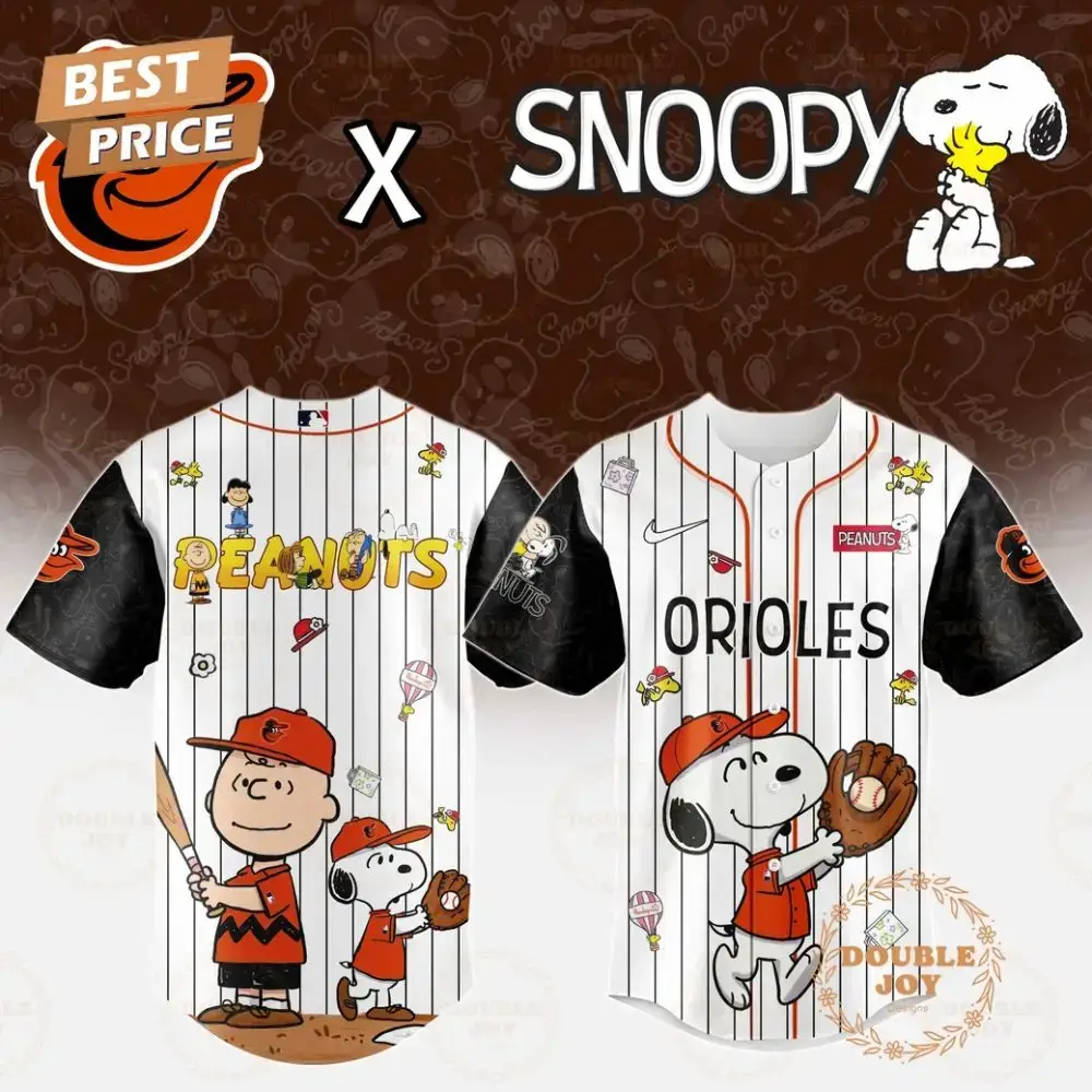 Baltimore Orioles X Snoopy 2025 Limited Edition Baseball Jersey Image