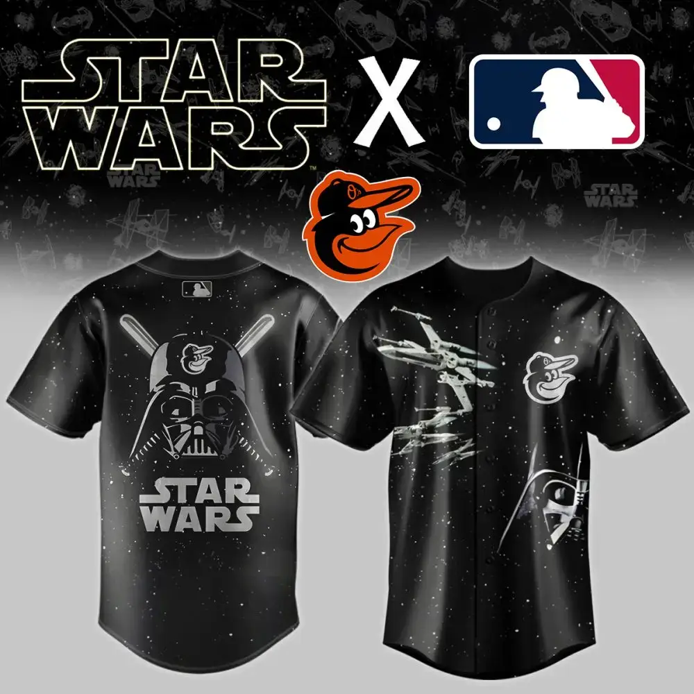 Baltimore Orioles X Star Wars Baseball Jersey Image