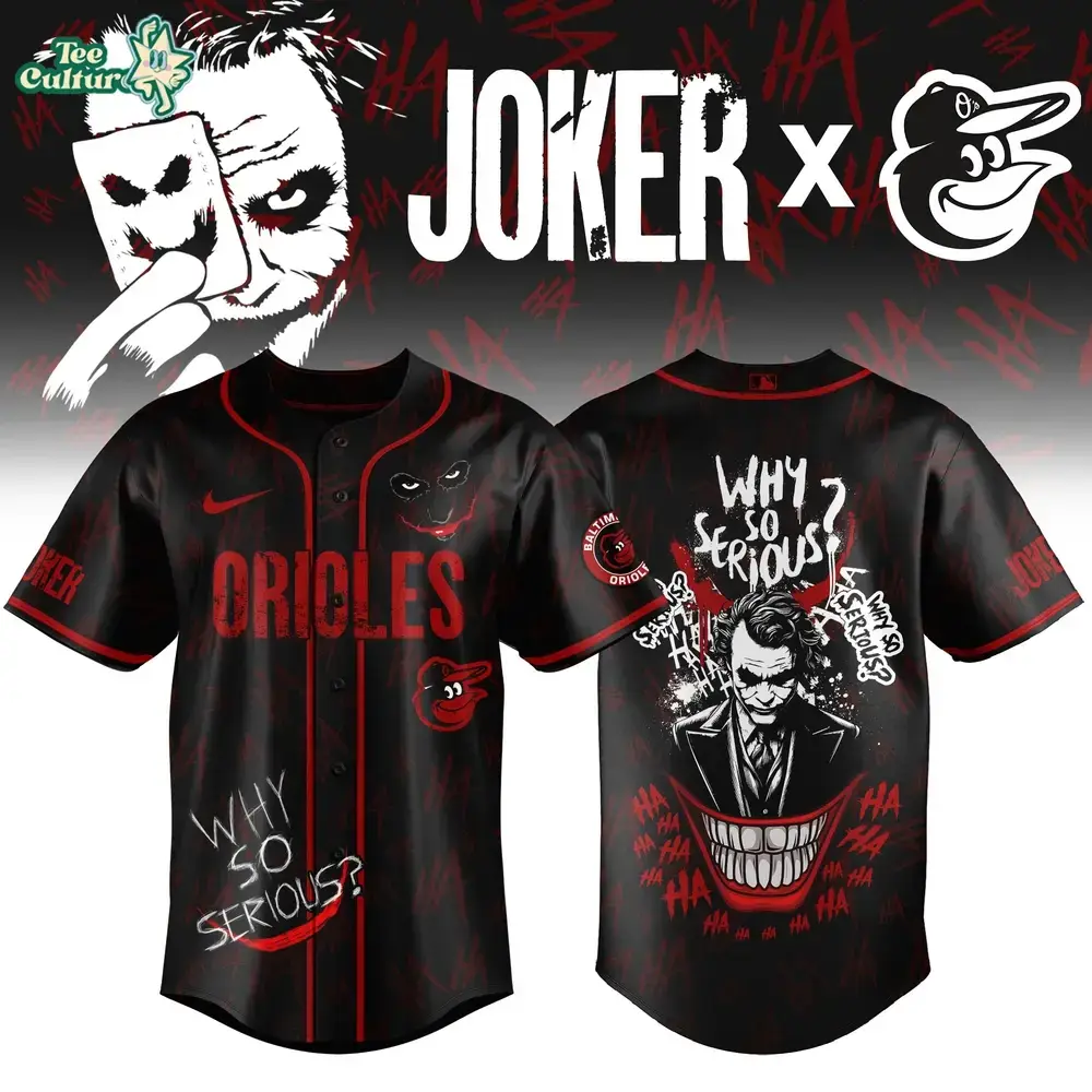 Baltimore Orioles x The Joker 2026 DC Villain Limited Edition Jersey Image
