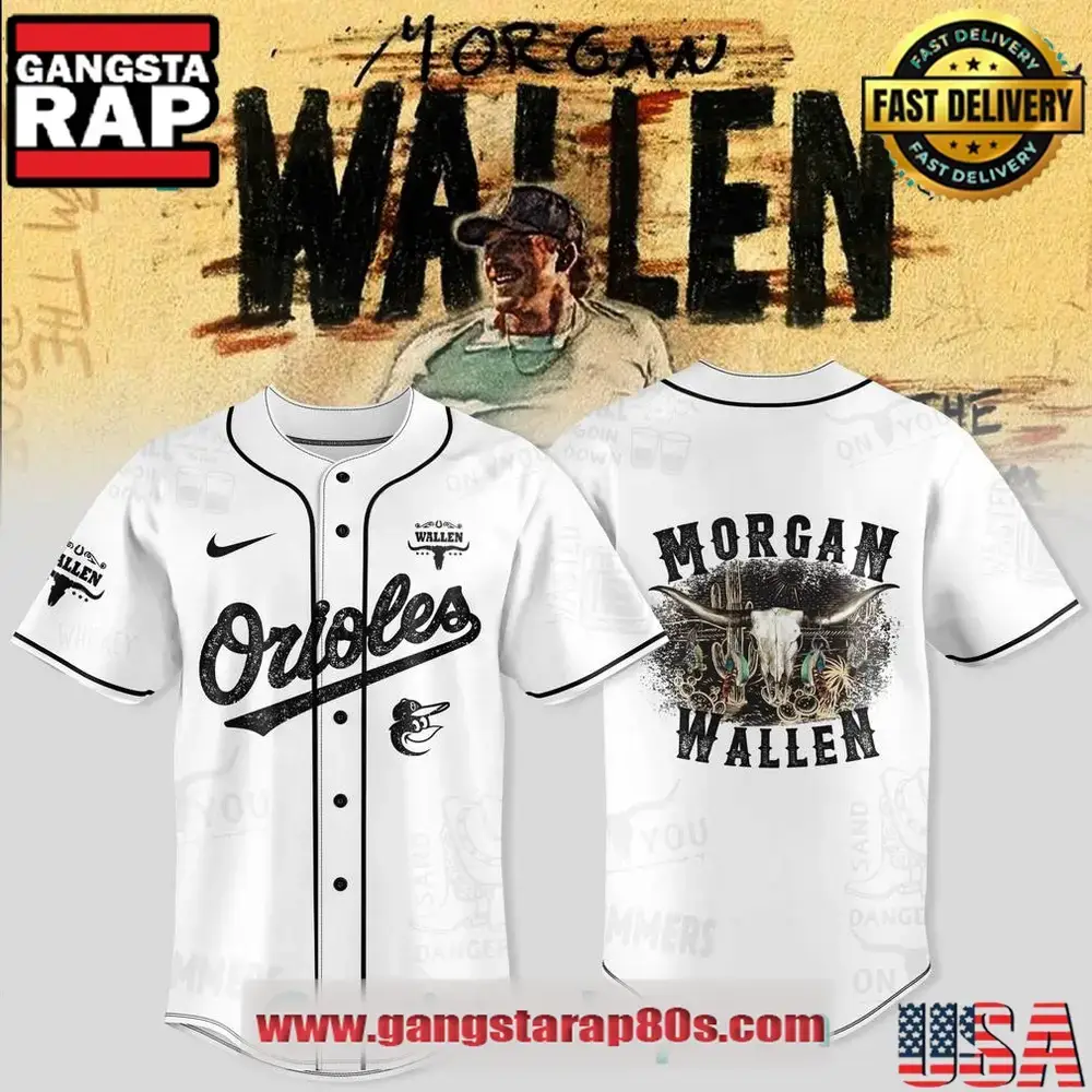 Baltimore Orioles x Wallen Morgan Tour 2025 Limited Edition Baseball Jersey Image
