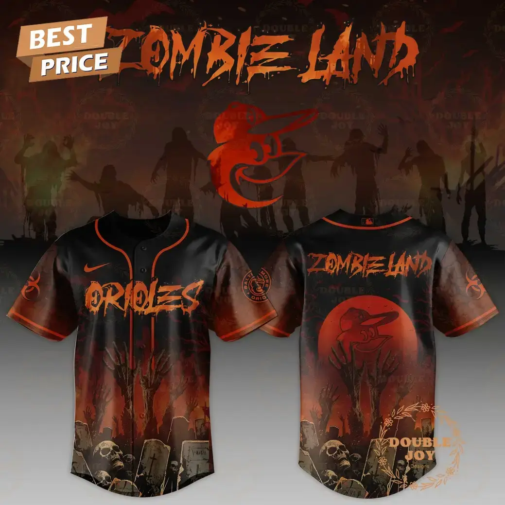 Baltimore Orioles ZombieLand 2025 Limited Edition Baseball Jersey Image