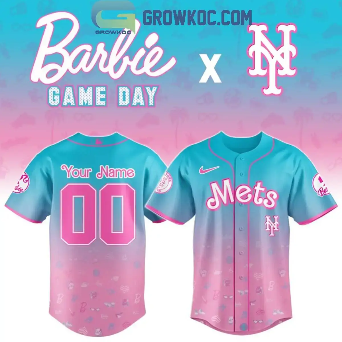 Barbie Game Day x New York Mets Jersey Image