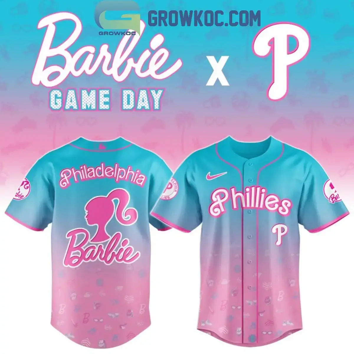 Barbie Game Day x Philadelphia Phillies Jersey Image