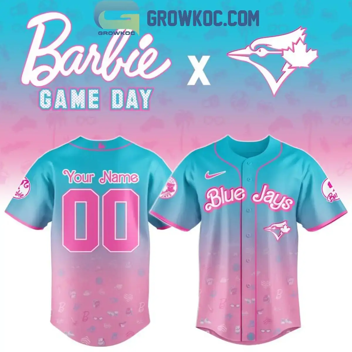 Barbie Game Day x Toronto Blue Jays Jersey Image