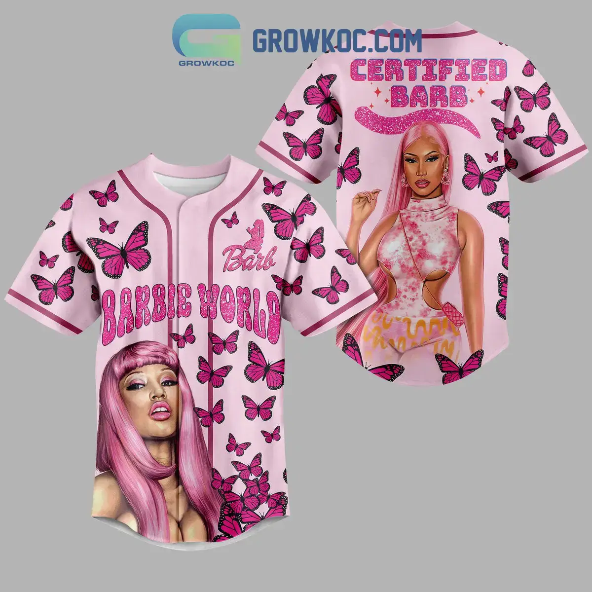 Barbie World Certified Barb Baseball Jersey Image