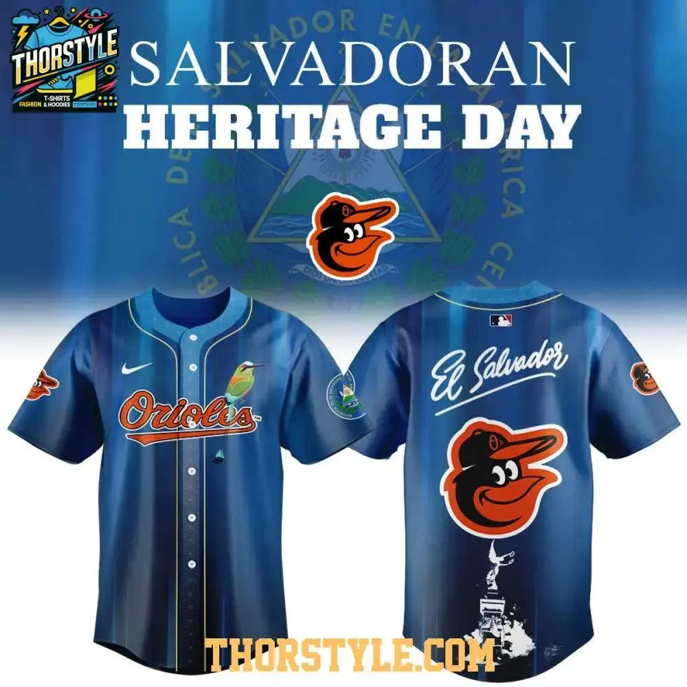 Batimore Orioles Salvadoran Heritage Day 2026 X Mlb Baseball Jersey Image