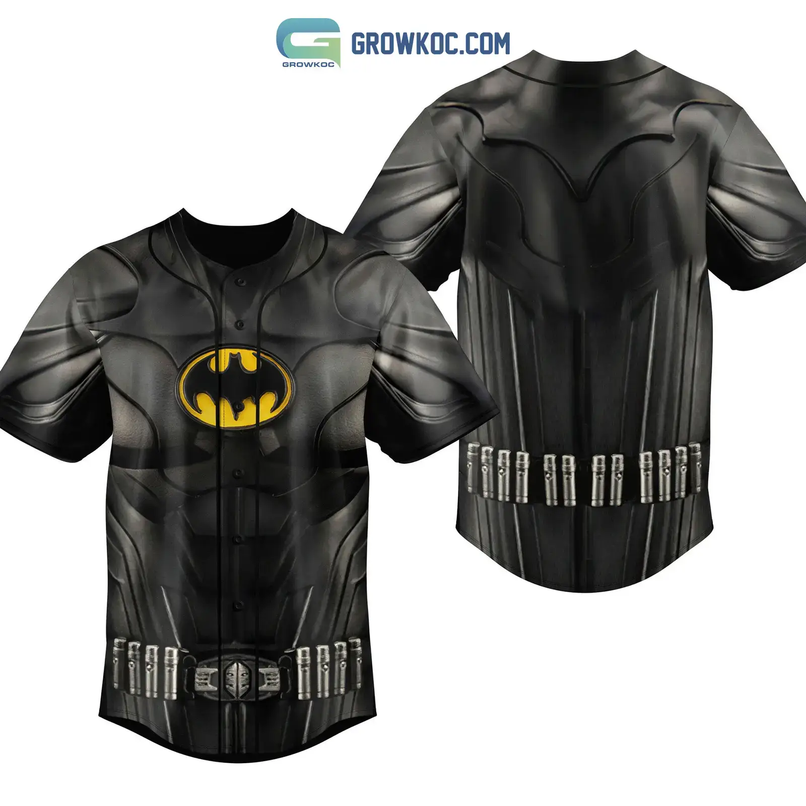 Batman DC Comics Baseball Jersey Image