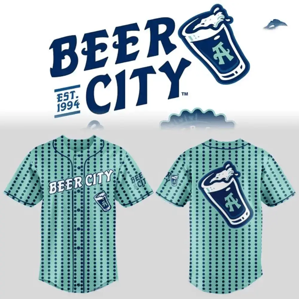 Beer City Tourists 2025 Baseball Jersey Beer City Tourists Merch Top Father's Day Gifts Image