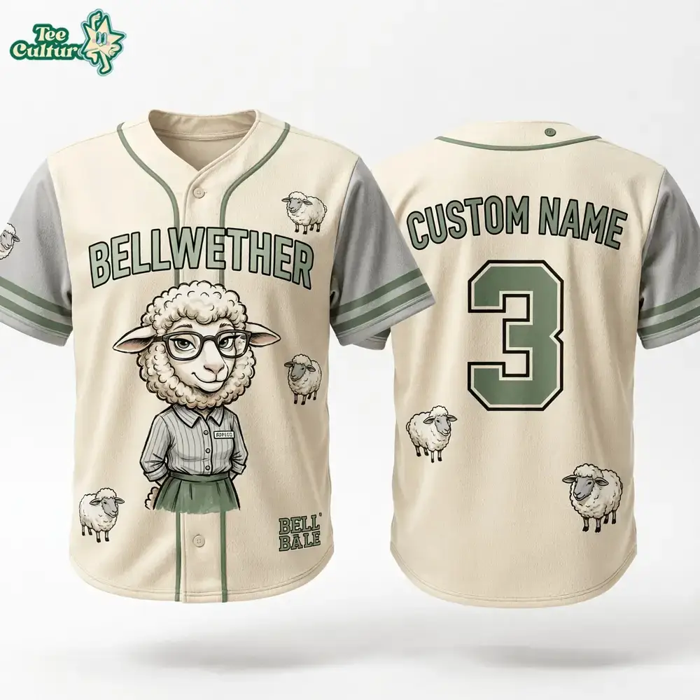 Bellwether Zootopia Character Inspired Baseball Jersey Image
