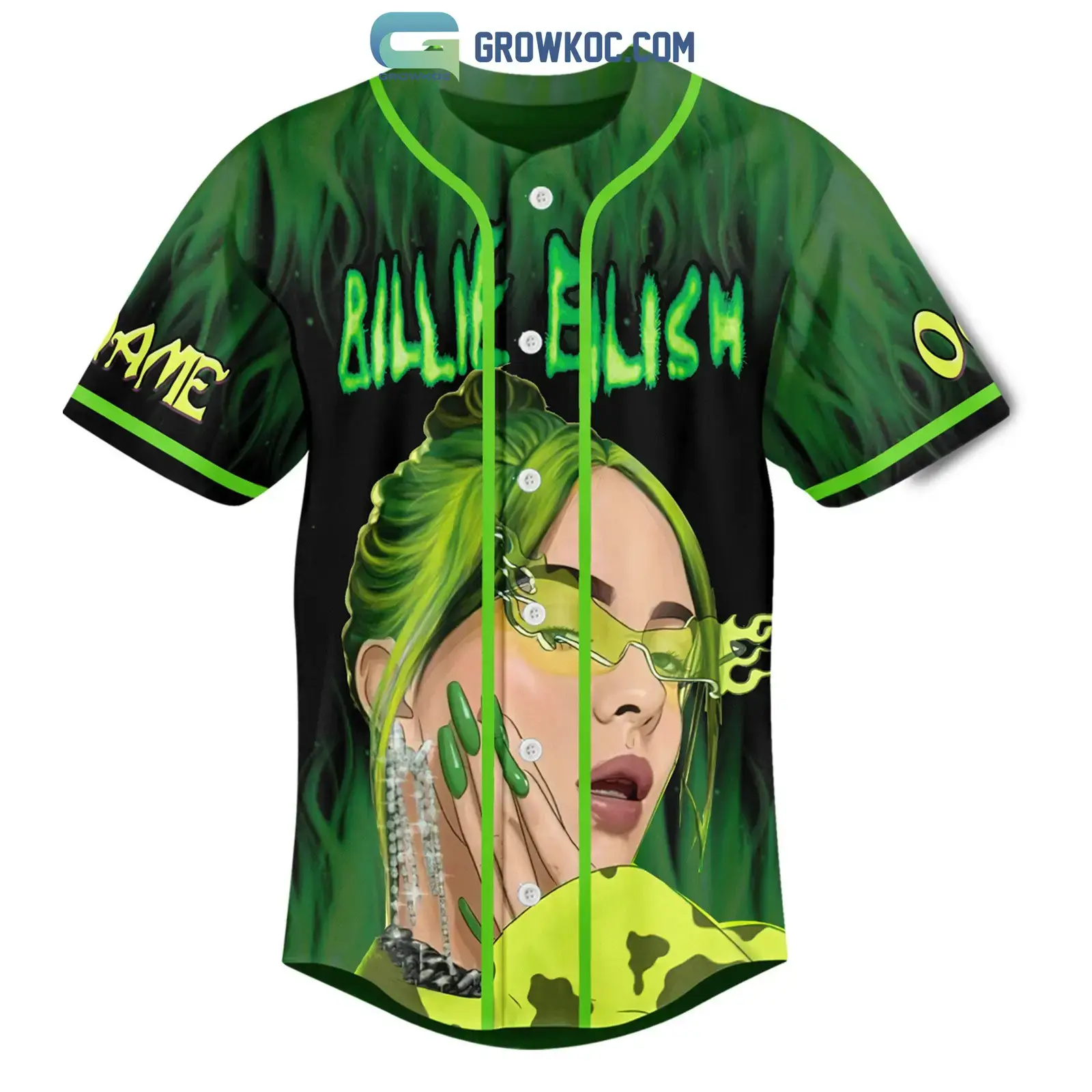 Billie Eilish Bury The Hatchet Or Bury A Friend Personalized Baseball Jersey Image
