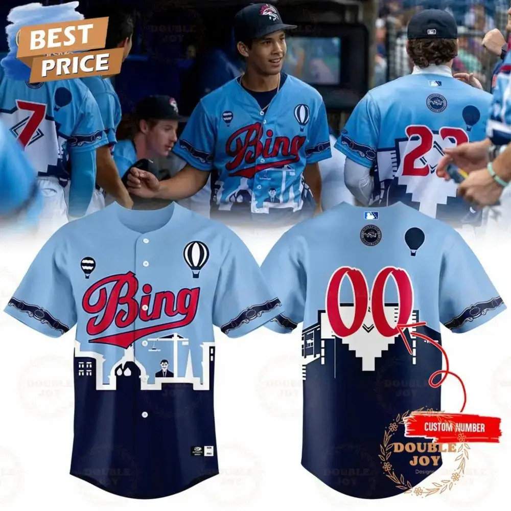 Binghamton Rumble Ponies Independence Day 2025 Custom Name Baseball Jersey Image