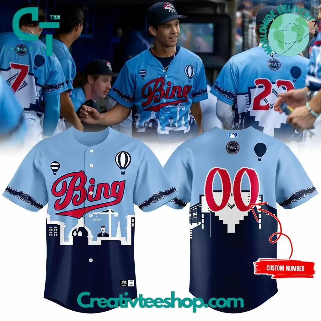 Binghamton Rumble Ponies Independence Day 2025 Personalized Baseball Jersey Image