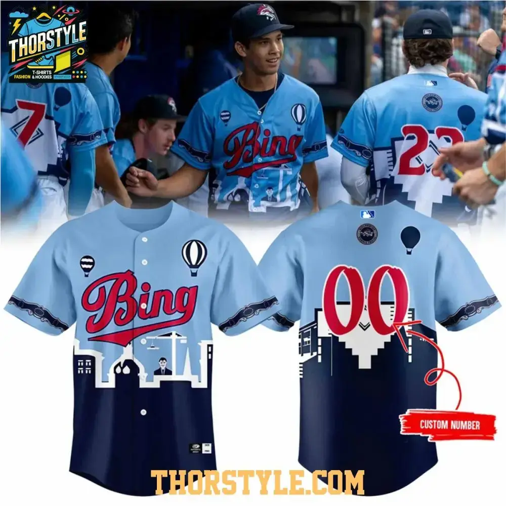 Binghamton Rumble Ponies Independence Day 2026 Personalized Baseball Jersey Image