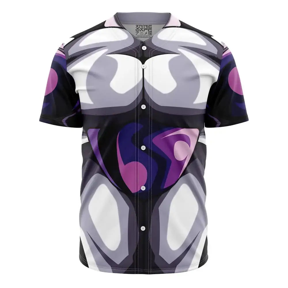 Black Frieza 3D Skin Cosplay Dragon Ball Z Baseball Jersey Image
