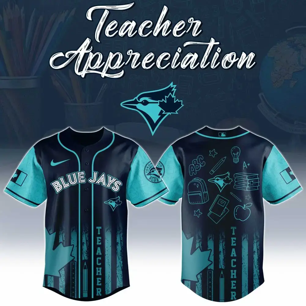 Blue Jays Teacher Appreciation Jersey - Perfect Gift For Educators, Stylish & Comfortable Fan Gear Image