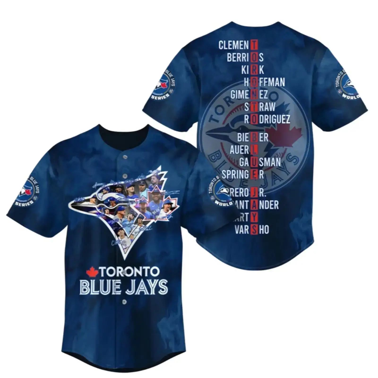 Blue Jays World Series 2025 Teams Baseball Jersey Image