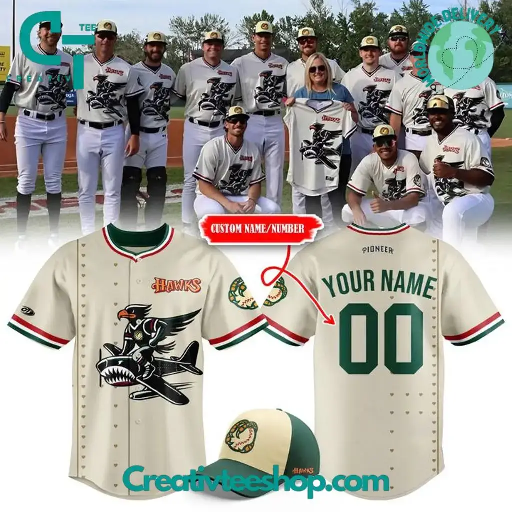 Boise Hawks X Military Appreciation Personalized Baseball Jersey Image