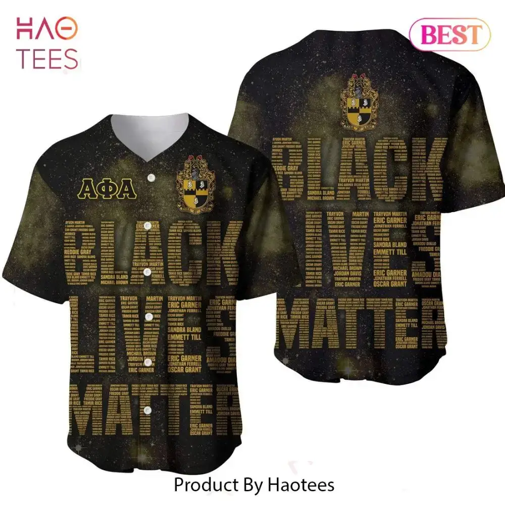 Bold Black Lives Matter Jersey - Stylish Unisex Baseball Shirt By Haotees Image