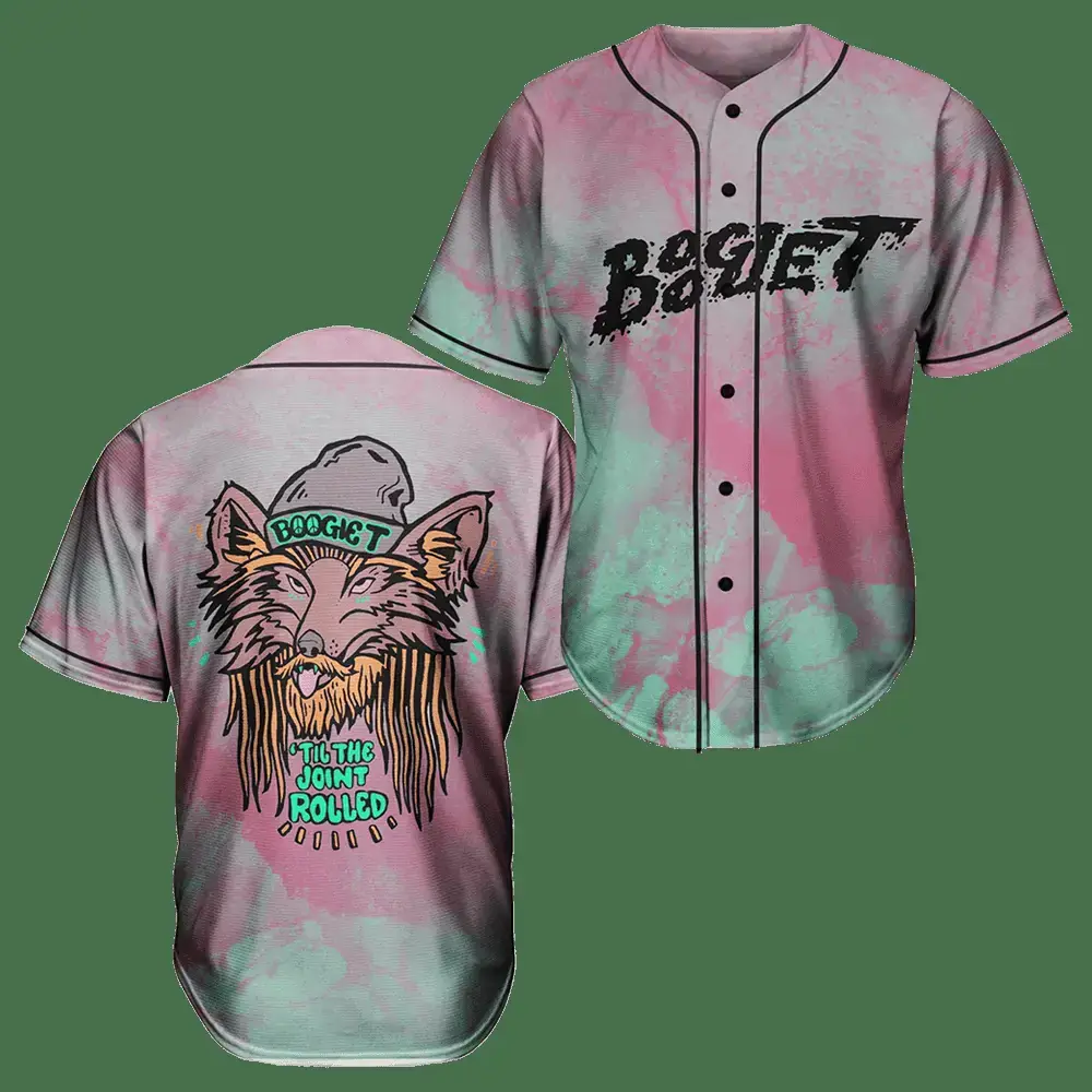 Boogie T Merch Boogie T Til The Joint Rolled Baseball Jersey Good Father's Day Presents Image