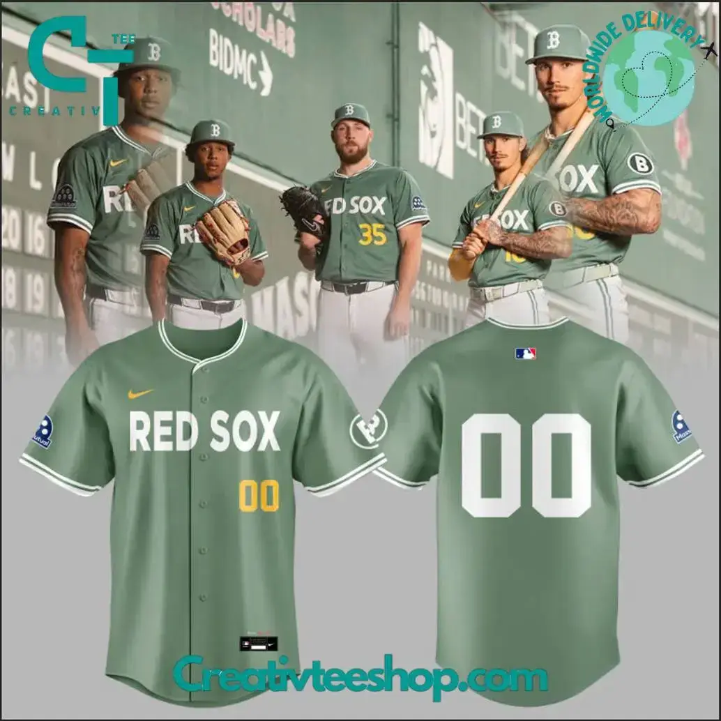 Boston Red Sox 2025 City Connect Special New Baseball Jersey Image